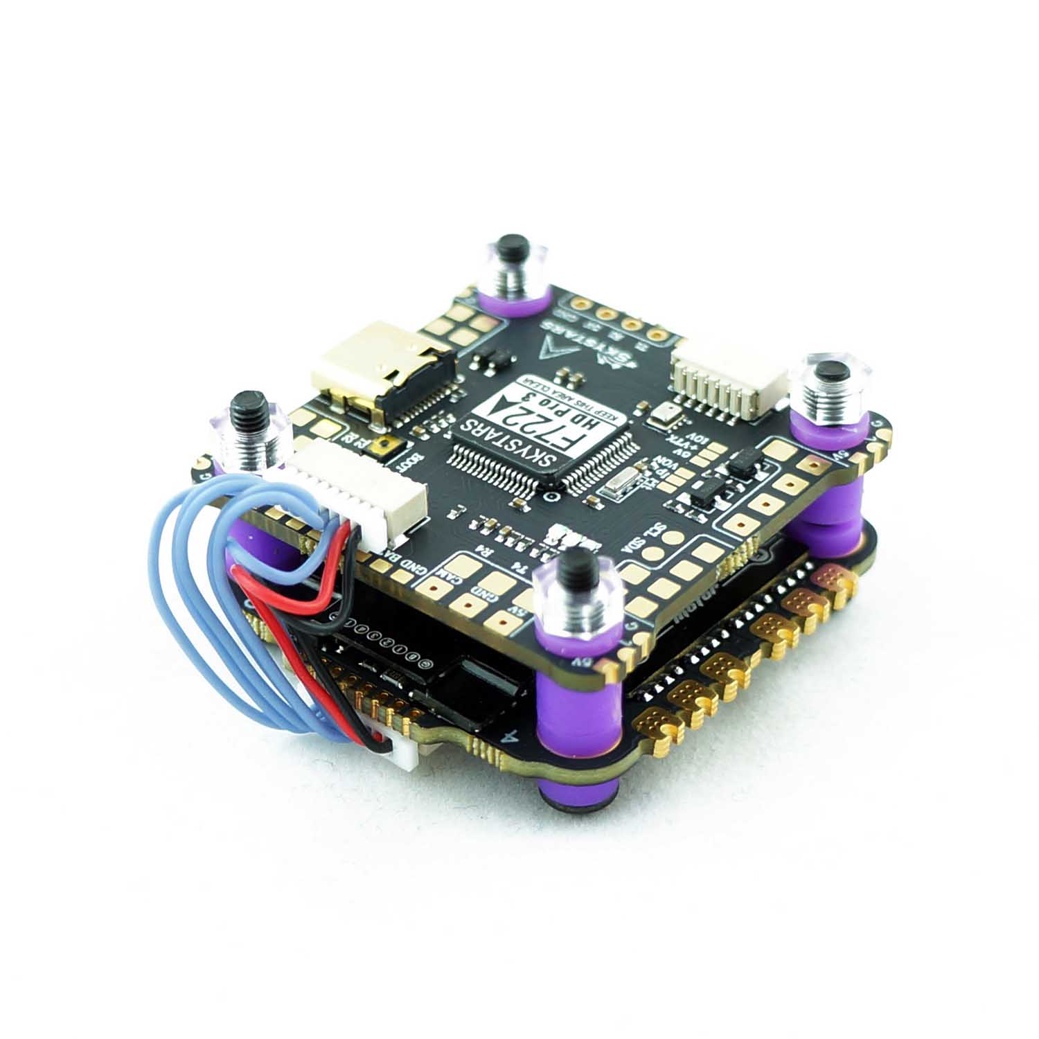 SkyStars F7 HD Pro 3 + KO60 128K BLHeli_32 ESC 30×30 Stack