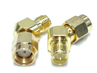 Adaptér 45° typ: RP-SMA FEMALE/RP-SMA MALE