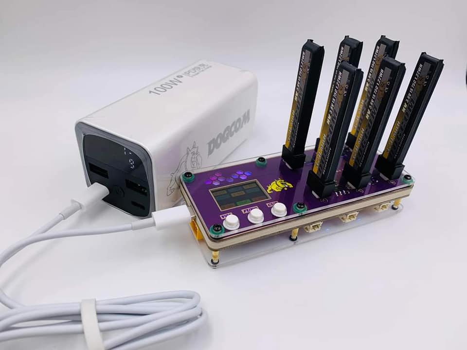 DOGCOM Nabíječ 1s baterií BT2.0/PH2.0