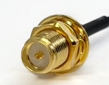 TRUERC Redukce MMCX90° na SMA/RPSMA pigtail 10cm typ: RP-SMA, délka kabelu: 100mm, konektor antény: RP-SMA