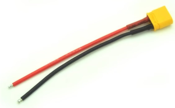 Amass XT30 samec s kabelem 20AWG 10cm