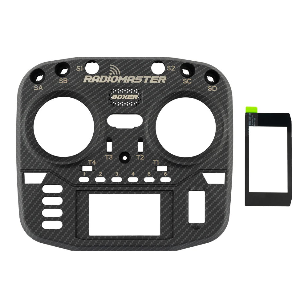 Radiomaster Boxer Carbon Fiber Faceplate Set
