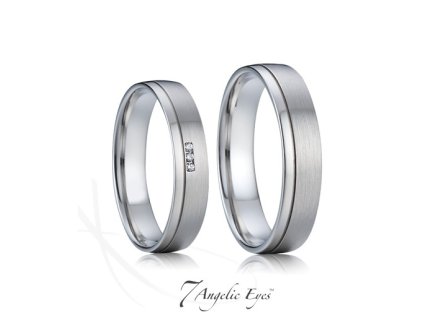 Ocelový pánský snubní prsten 009 - Evžen