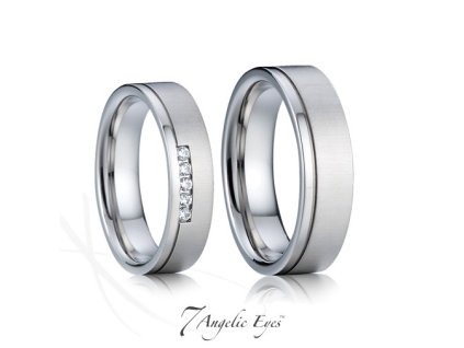 Ocelový pánský snubní prsten 012 - Lancelot