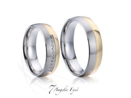 Ocelový pánský snubní prsten 023 - Jindřich