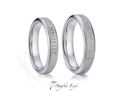 Ocelový pánský snubní prsten 003 - Miroslav