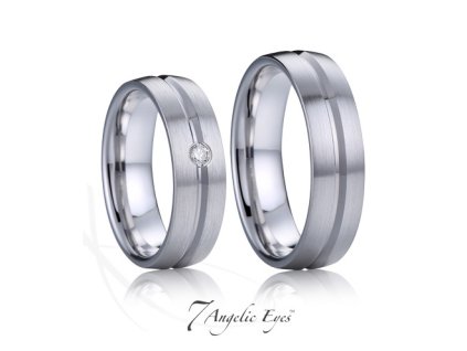 Stříbrný dámský snubní prsten 033 - Lara