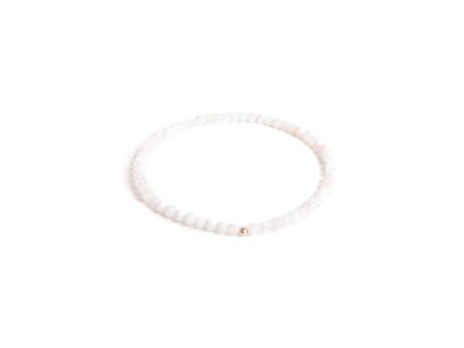 Perleťový náramek se 14 kt zlatou kuličkou