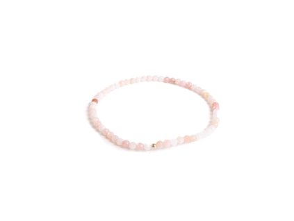 Opálový náramek se 14 kt zlatou kuličkou