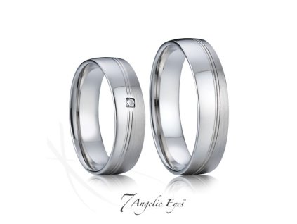 Ocelový dámský snubní prsten 005 - Mahulena