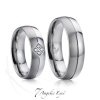Ocelový dámský snubní prsten 025 - Yoko Ono