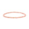 Rodochrositový náramek se 14 kt zlatou kuličkou