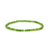Diopsidový náramek se 14 kt zlatou kuličkou