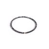 Hematitový náramek se 14 kt zlatou kuličkou