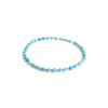 Tyrkysový náramek se stříbrnými kuličkami