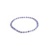 Sodalitový náramek se stříbrnými kuličkami