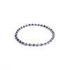 Safírový náramek se stříbrnými kuličkami