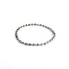 Serafinitový náramek se stříbrnými kuličkami