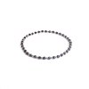 Spinelový náramek se stříbrnými kuličkami