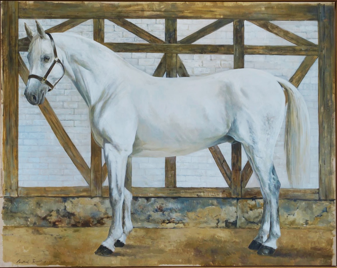 Chateau-Cheval-Blanc-Horse-painting