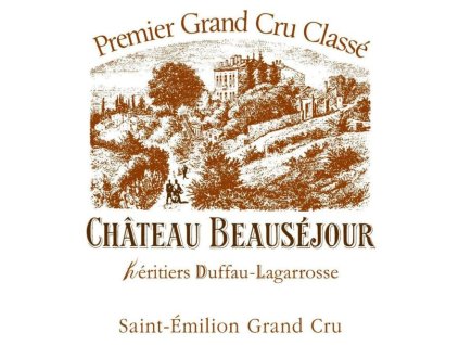 Château Beauséjour Héritiers Duffau-Lagarrosse (Balení 6 lahví v dřevěné bedýnce, Lahev 0,75 l, Ročník 2007)
