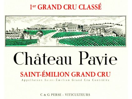 Château Pavie - kompletní nabídka (Balení 3 lahve v dřevěné bedýnce, Lahev 0,75 l, Ročník 2000)