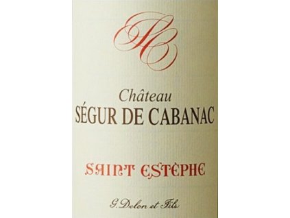 Château Segur de Cabanac - kompletní nabídka (Balení 6 lahví v dřevěné bedýnce, Lahev 0,75 l, Ročník 2018)