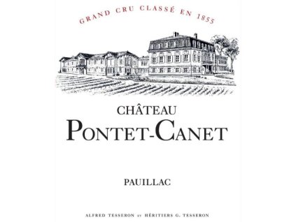 Château Pontet Canet - kompletní nabídka (Balení 12 lahví v dřevěné bedýnce, Lahev 0,75 l, Ročník 2005)