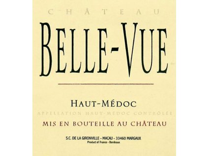 Château Belle-Vue - kompletní nabídka (Balení 12 lahví v dřevěné bedýnce, Lahev 0,75 l, Ročník 2018)