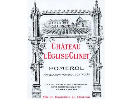 Château l'Eglise Clinet - kompletní nabídka (Balení 1 lahev samostatně, Lahev 0,75 l, Ročník 2013)