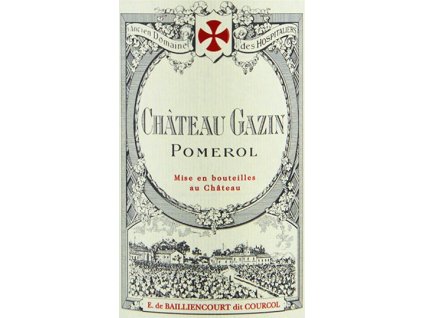 Château Gazin - kompletní nabídka (Balení 1 lahev samostatně, Lahev 0,75 l, Ročník 2011)