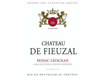 Château de Fieuzal - kompletní nabídka (Balení 1 lahev samostatně, Lahev 0,75 l, Ročník 2012)