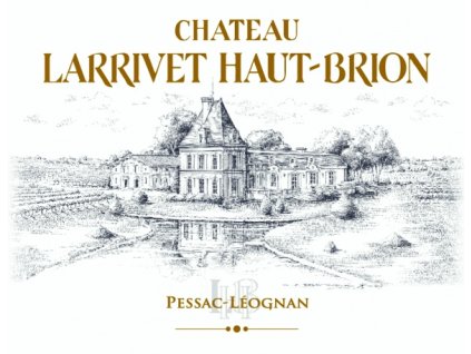 Château Larrivet Haut-Brion - kompletní nabídka (Balení 6 lahví v kartonu, Lahev 0,75 l, Ročník 2022)