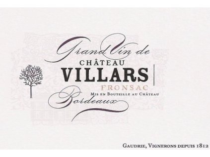 Château Villars - kompletní nabídka (Balení 6 lahví v kartonu, Lahev 0,75 l, Ročník 2021)