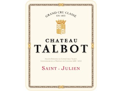 Château Talbot - kompletní nabídka (Balení 12 lahví v dřevěné bedýnce, Lahev 0,75 l, Ročník 2005)