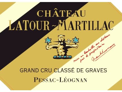 Château Latour Martillac - kompletní nabídka (Balení 6 lahví v dřevěné bedýnce, Lahev 1,5 l - Magnum, Ročník 2000)