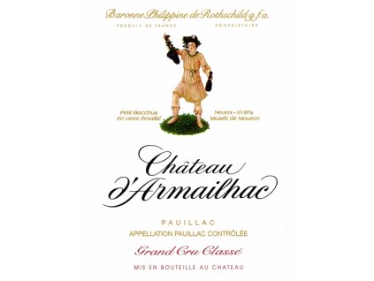 Château d'Armailhac - kompletní nabídka (Balení 1 lahev samostatně, Lahev 0,75 l, Ročník 2011)