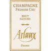 Champagne Arlaux brut nature label