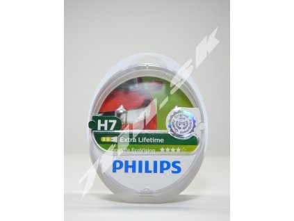 Philips LongLife EcoVision H7 PX26d 12V 55W duobox
