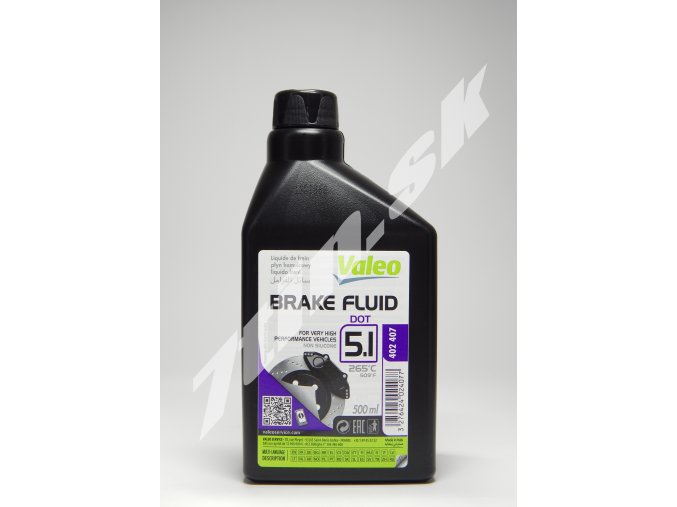 Valeo DOT 5.1 Brake fluid brzdová kvapalina 500 ml