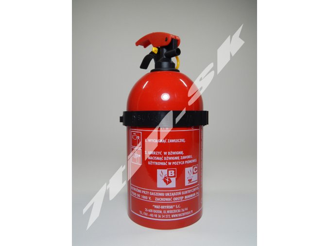 Práškový hasiaci prístroj (PR1) 1kg