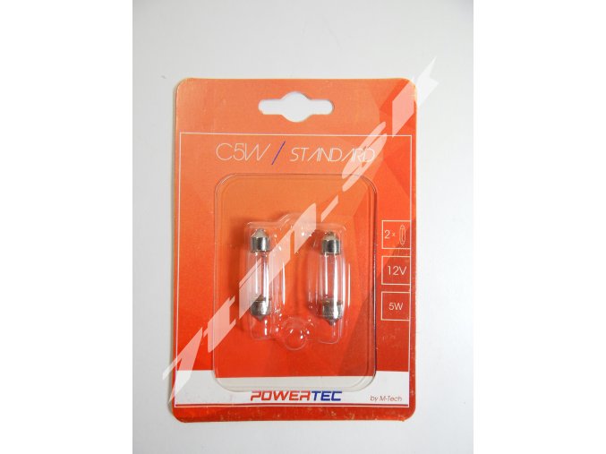 M tech Standard C5W SV8,5 8 12V 5W duobox