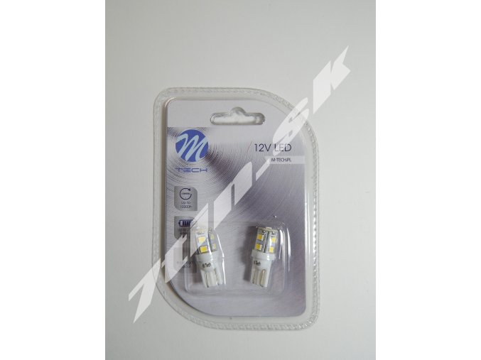 M tech W5W, T10 LB018W 12V 9xLED duobox