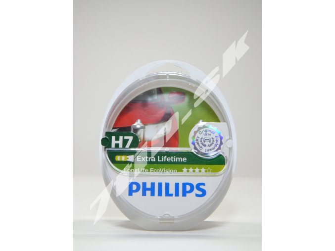 Philips LongLife EcoVision H7 PX26d 12V 55W duobox
