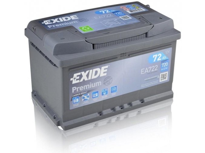 Exide Premium 12V 72Ah 720A (EA722)