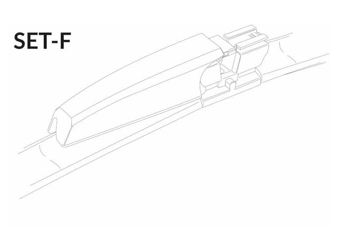 SET F 22"/22" 550 + 550 mm sada predných stieračov