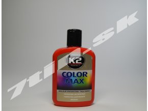 K2 Color max farebný vosk na lak (červený) 200 ml