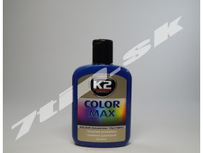 K2 Color max farebný vosk na lak (modrý) 200 ml