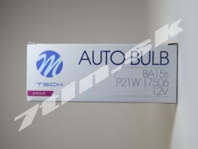 M tech Auto bulb P21W, BA15s 12V 21W (10 ks)