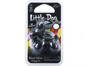 LITTLE DOG Black velvet (zamat)